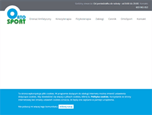 Tablet Screenshot of ortosport.pl